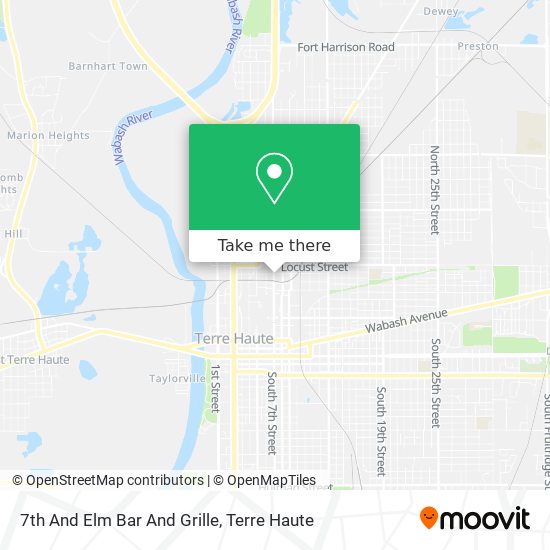 7th And Elm Bar And Grille map