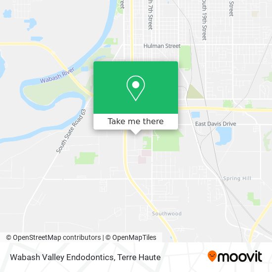 Wabash Valley Endodontics map