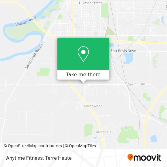 Anytime Fitness map