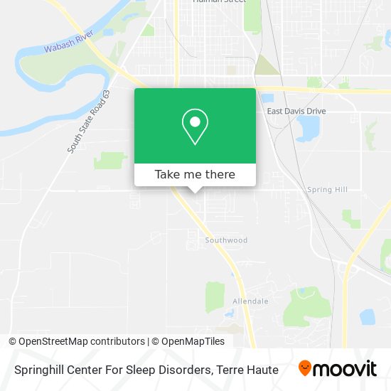 Springhill Center For Sleep Disorders map