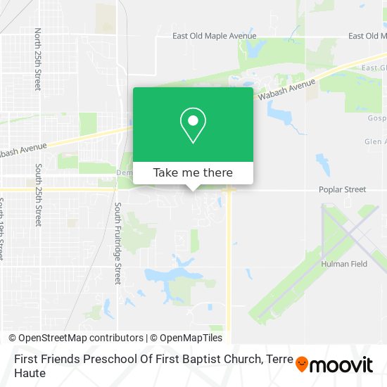 Mapa de First Friends Preschool Of First Baptist Church