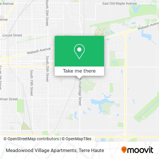 Mapa de Meadowood Village Apartments