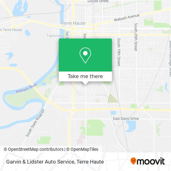 Mapa de Garvin & Lidster Auto Service