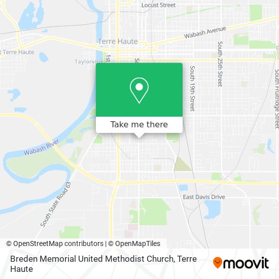 Mapa de Breden Memorial United Methodist Church