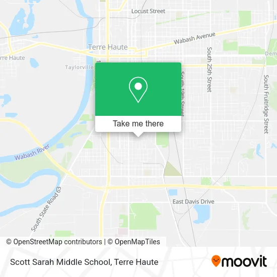 Mapa de Scott Sarah Middle School