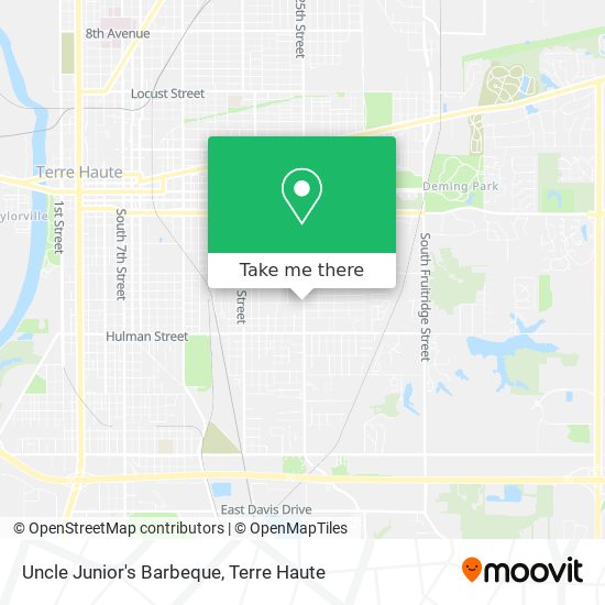 Uncle Junior's Barbeque map