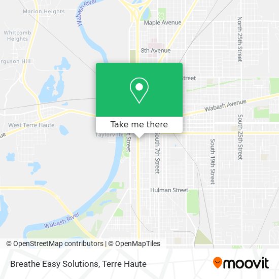Breathe Easy Solutions map