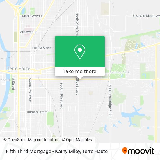 Fifth Third Mortgage - Kathy Miley map