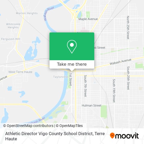 Athletic Director Vigo County School District map