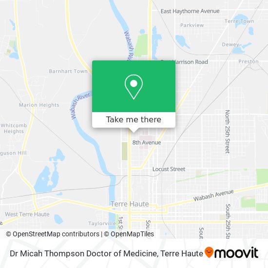 Mapa de Dr Micah Thompson Doctor of Medicine