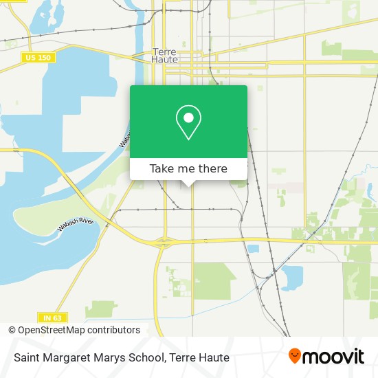 Saint Margaret Marys School map