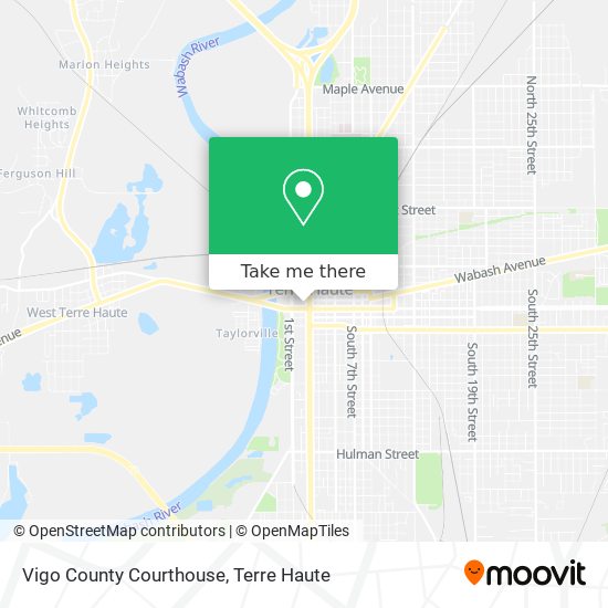 Vigo County Courthouse map