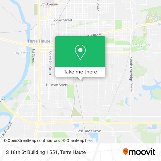 Mapa de S 18th St Building 1551