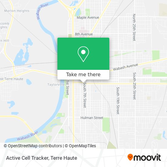 Active Cell Tracker map