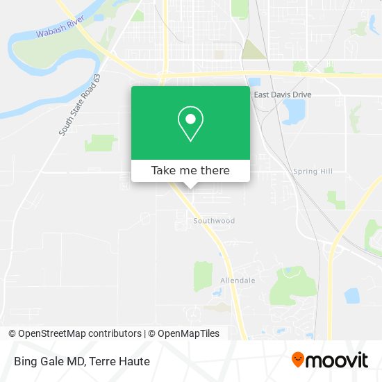 Bing Gale MD map