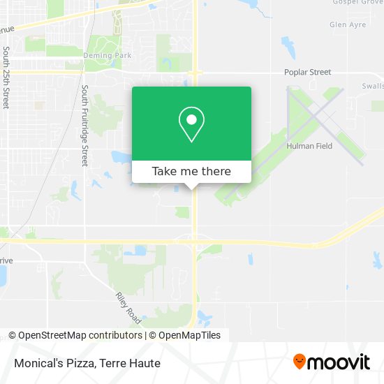 Mapa de Monical's Pizza