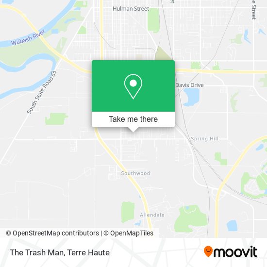 The Trash Man map