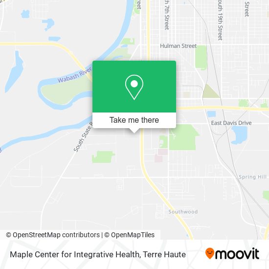 Maple Center for Integrative Health map