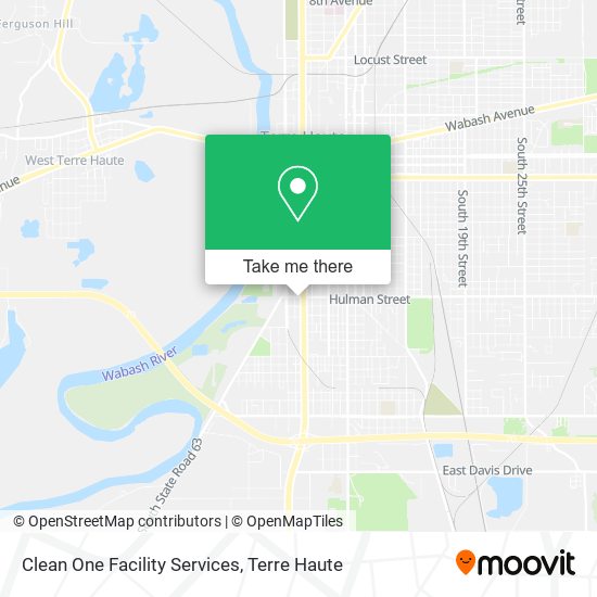 Clean One Facility Services map