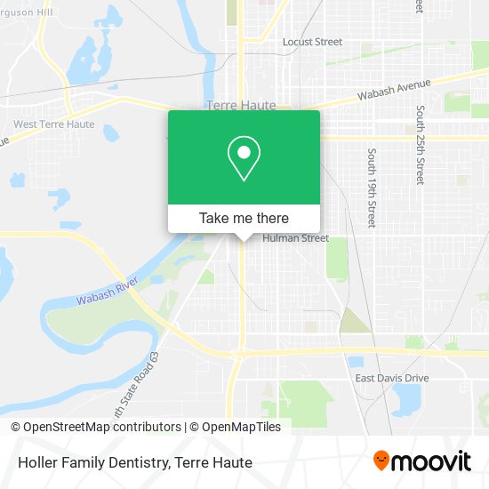 Holler Family Dentistry map