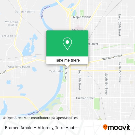 Brames Arnold H Attorney map