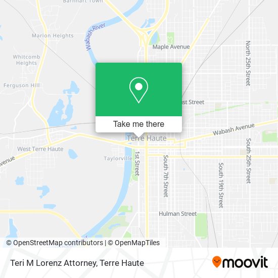 Teri M Lorenz Attorney map