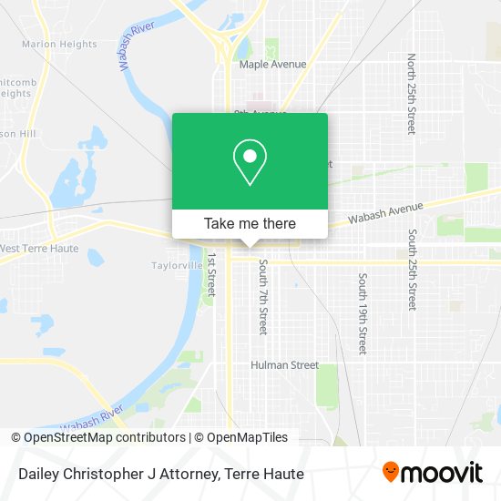 Dailey Christopher J Attorney map