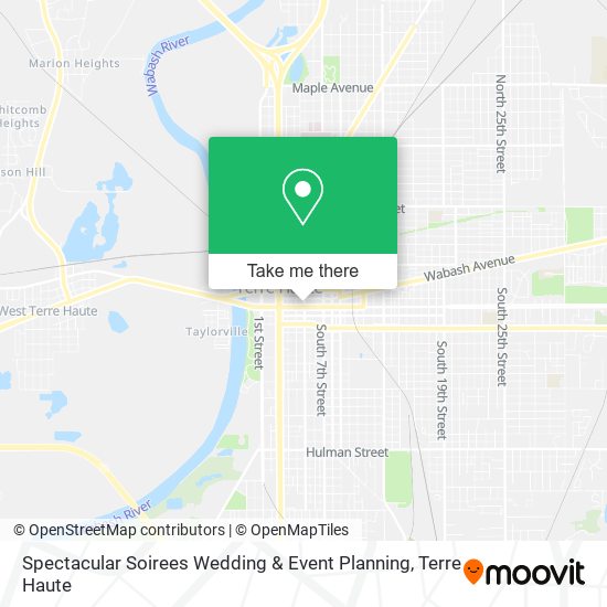 Spectacular Soirees Wedding & Event Planning map
