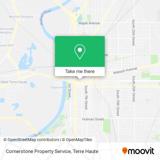 Cornerstone Property Service map