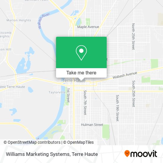 Mapa de Williams Marketing Systems
