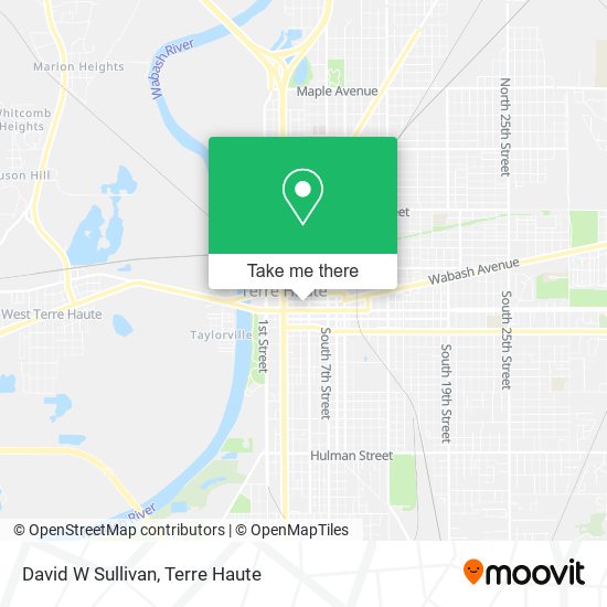 Mapa de David W Sullivan