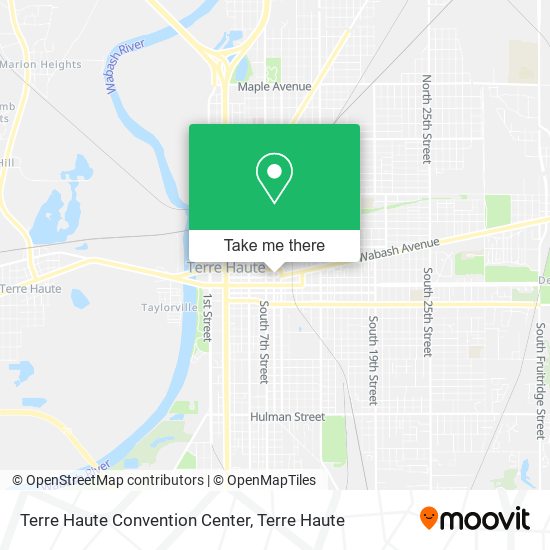 Terre Haute Convention Center map