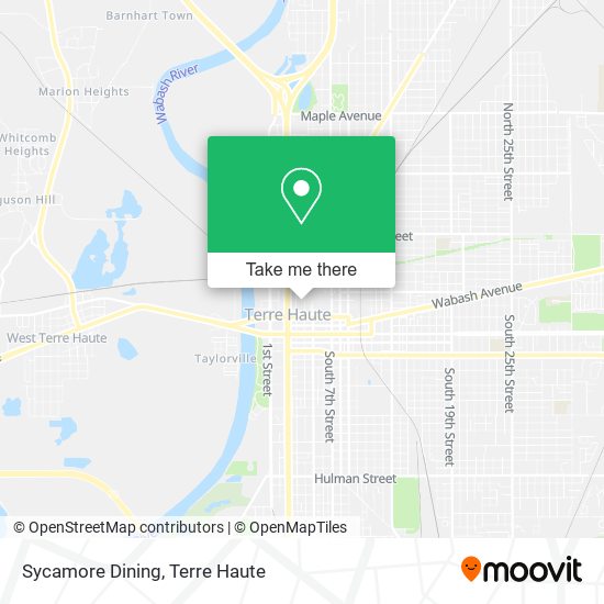 Sycamore Dining map