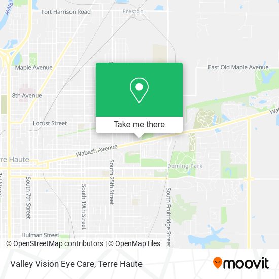 Mapa de Valley Vision Eye Care