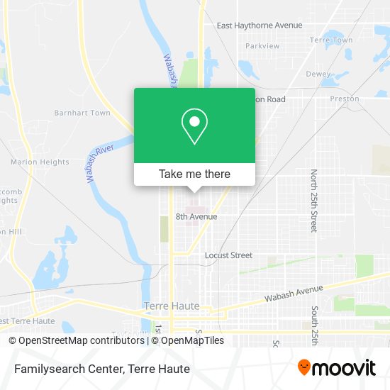 Familysearch Center map