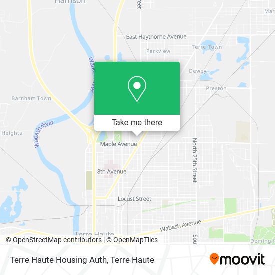 Terre Haute Housing Auth map