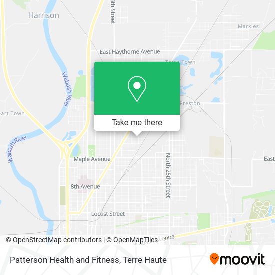 Patterson Health and Fitness map