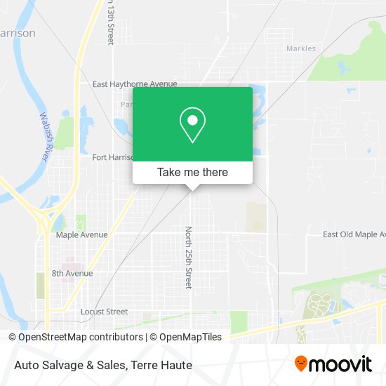 Auto Salvage & Sales map