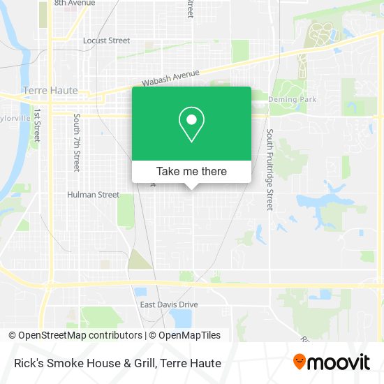 Rick's Smoke House & Grill map