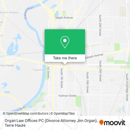 Organ Law Offices PC (Divorce Attorney Jim Organ) map