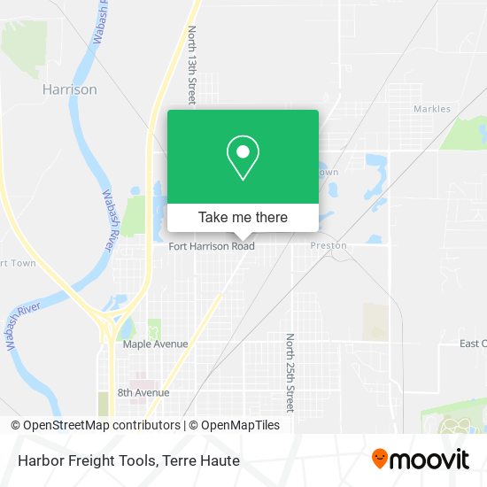 Harbor Freight Tools map