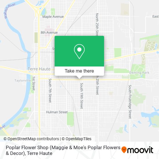 Poplar Flower Shop (Maggie & Moe's Poplar Flowers & Decor) map