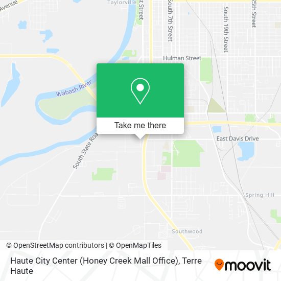 Haute City Center (Honey Creek Mall Office) map