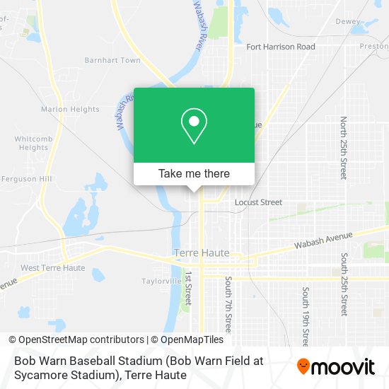 Bob Warn Baseball Stadium (Bob Warn Field at Sycamore Stadium) map