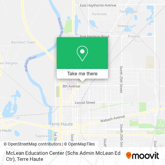 McLean Education Center (Schs Admin McLean Ed Ctr) map