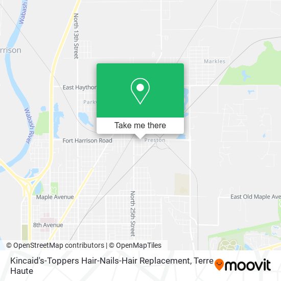 Kincaid's-Toppers Hair-Nails-Hair Replacement map