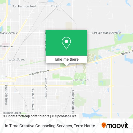 In Time Creative Counseling Services map