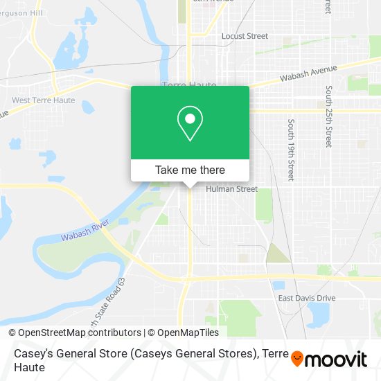 Mapa de Casey's General Store (Caseys General Stores)