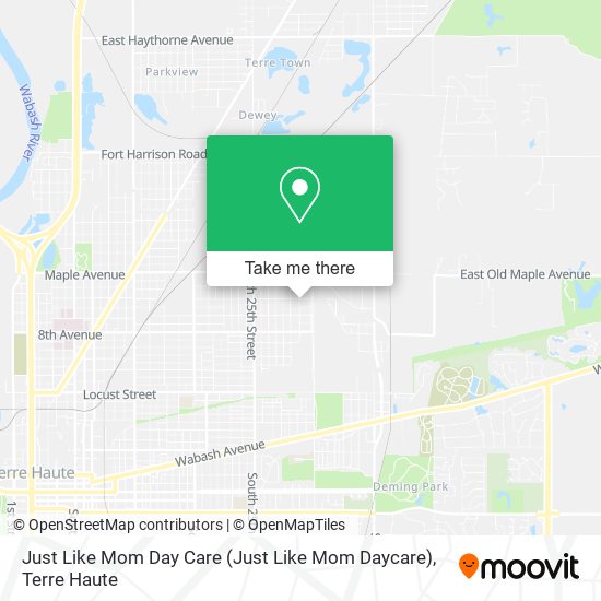 Mapa de Just Like Mom Day Care (Just Like Mom Daycare)