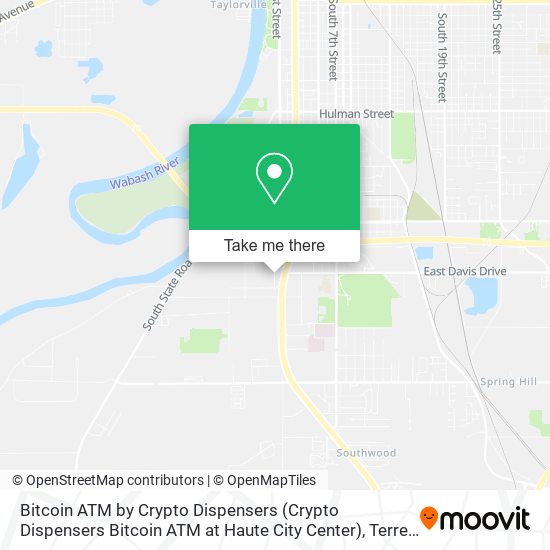 Bitcoin ATM by Crypto Dispensers (Crypto Dispensers Bitcoin ATM at Haute City Center) map